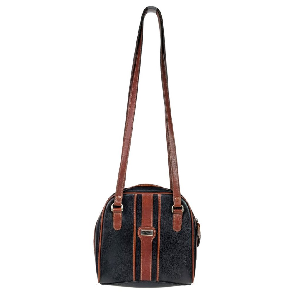Carryland Vintage Two Toned Leather Crossbody Organizer Bag